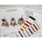 Letistitch Christmas Tigers Toys Set Plastic Canvas Counted Cross Stitch Kit